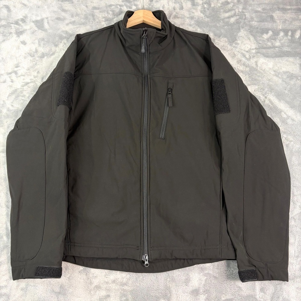 Condor Phantom 606 Soft Shell Jacket Mens Large Black Polyester Tactical Fleece